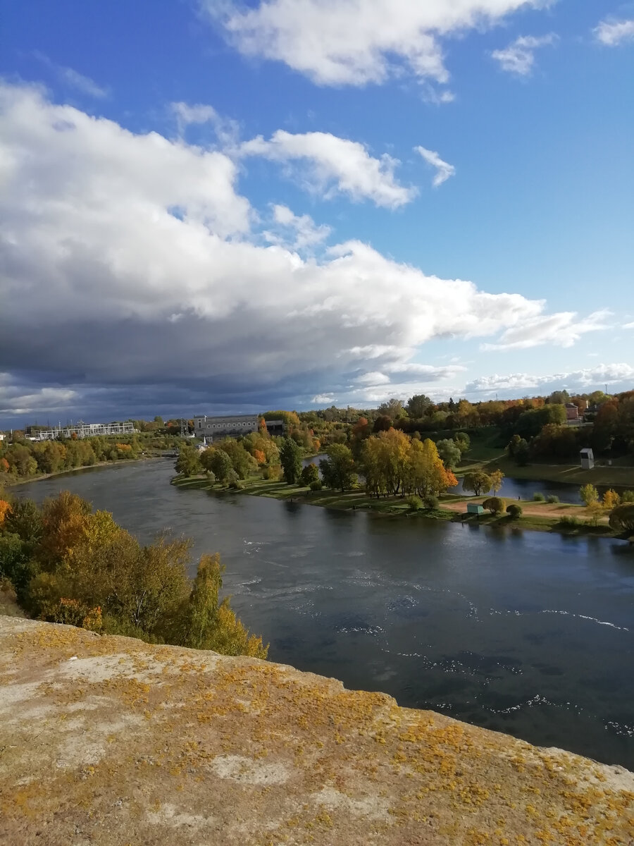 Река Нарва. Эстонский берег.