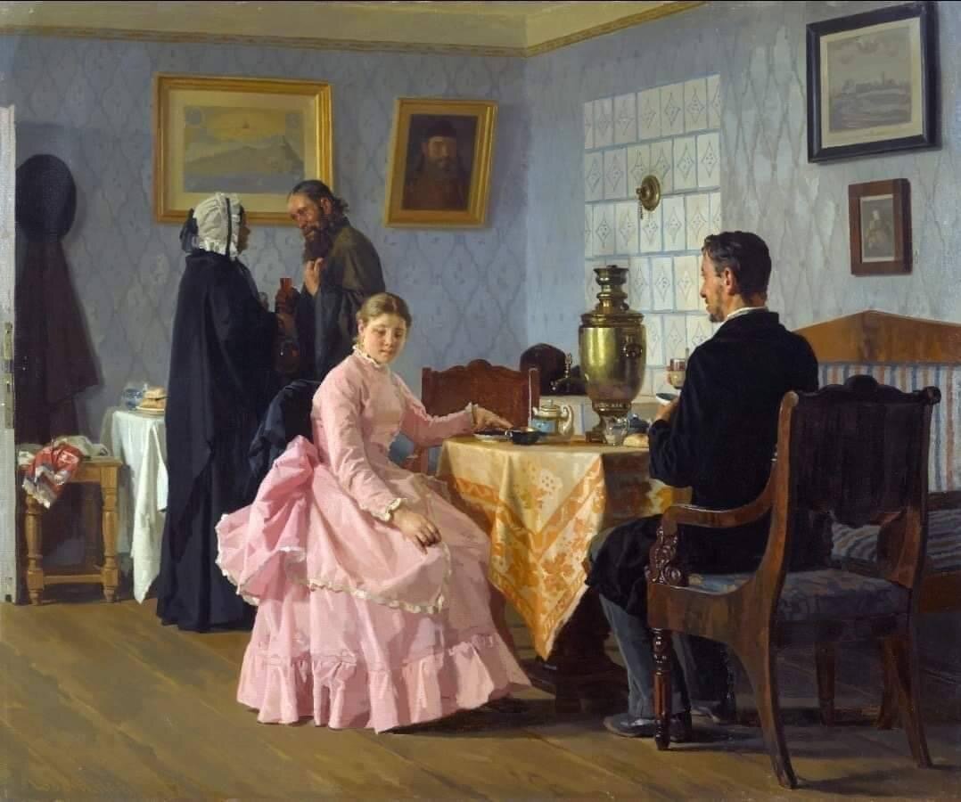 Смотрины (Сватовство). 1888 г.
