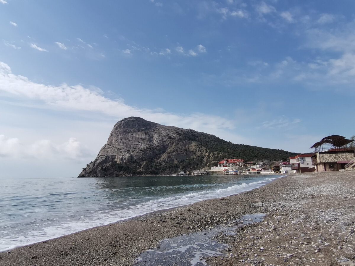 Пляж отеля "Новый Свет" 