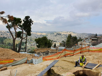 Раскопки на участке Армон ха-Нацив в Иерусалиме. Фото: Yoli Schwartz / The Israel Antiquities Authority