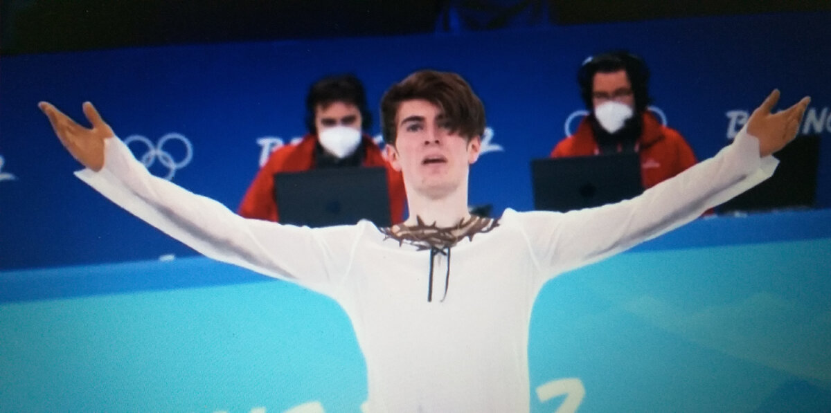 Марк Кондратюк произвольная программа под  песню из рок оперы "Иисус Христос-супер звезда"Самый неожиданный респект прилетел от Бена Стиллера"Мое уважение к русскому фигуристу,который в произвольной программе выступил под песню из рок оперы "Иисус Христос -супер звезда"