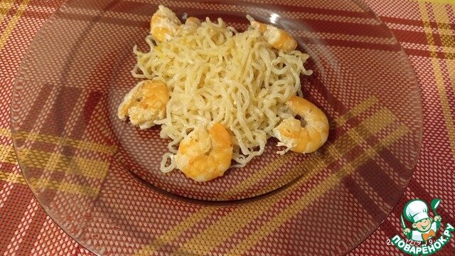     Кето-Ширатаки с креветками