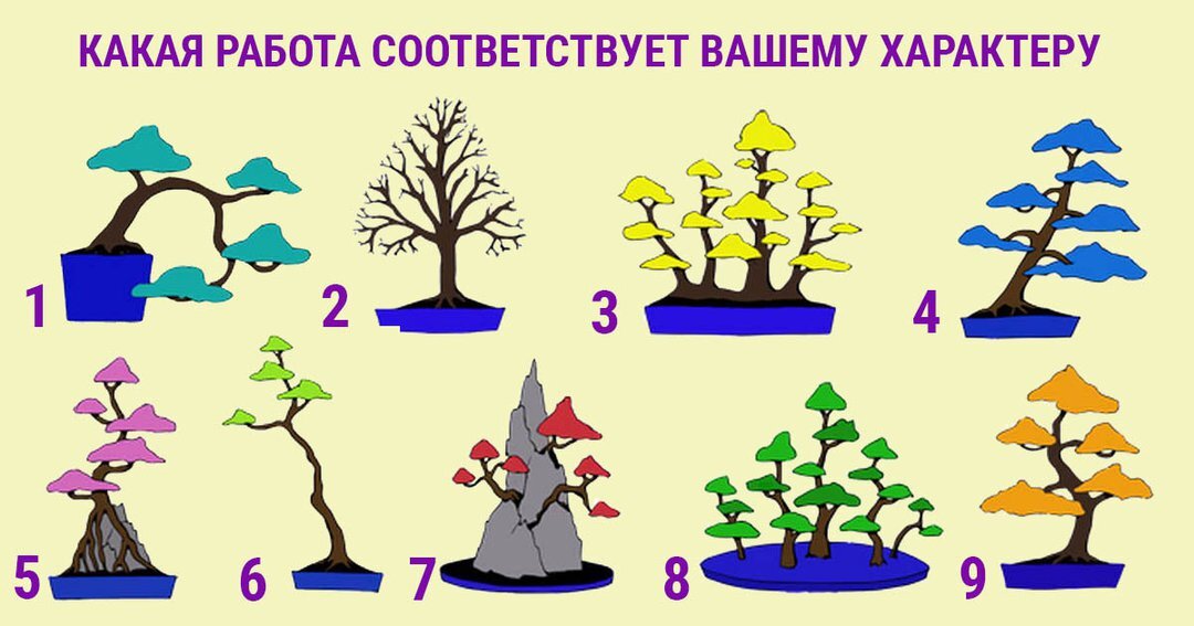 тест какая работа