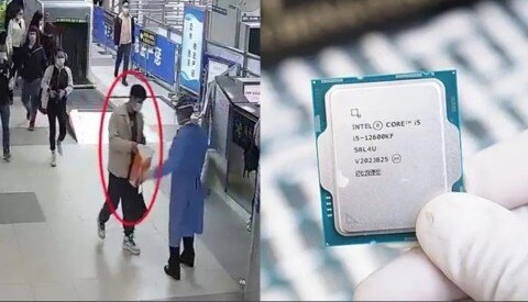 Нелегально ввезённые процессоры Intel. Источник: Таможенное управление Китая