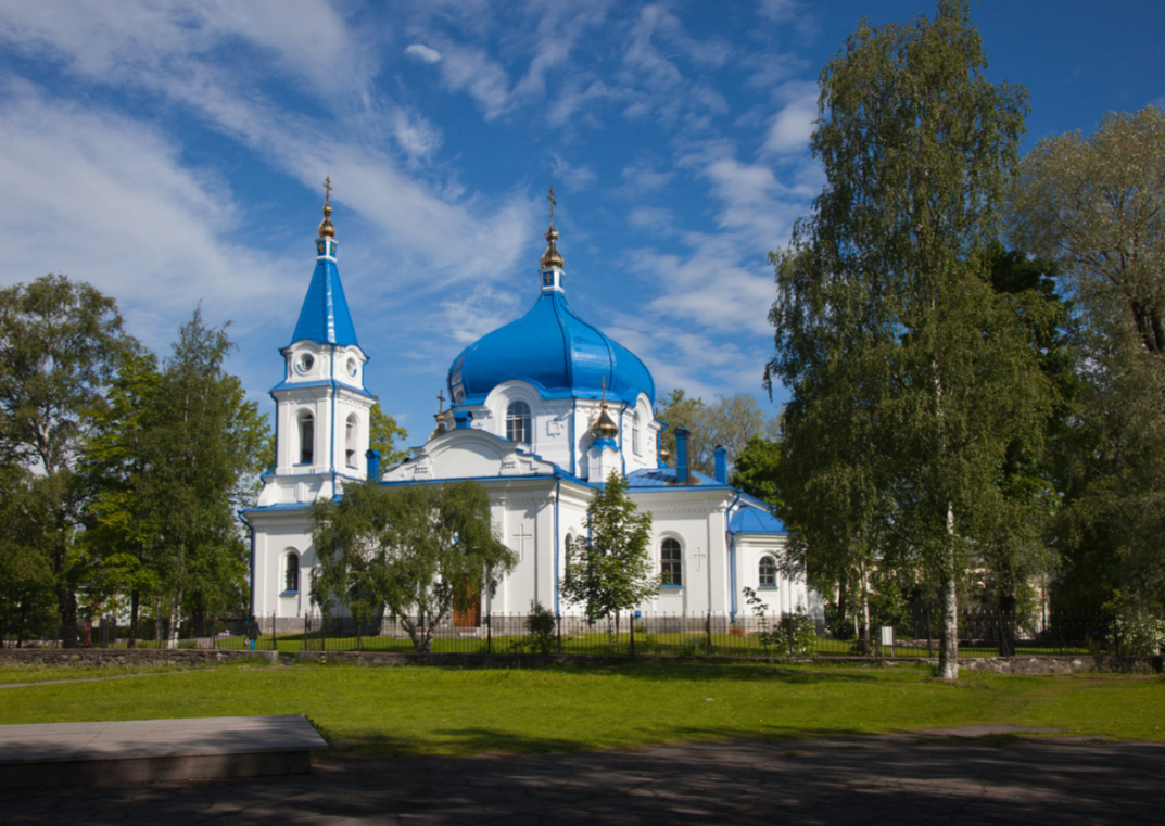 Никольский храм в городе Сортавала. Россия прекрасна своими заповедными местами.