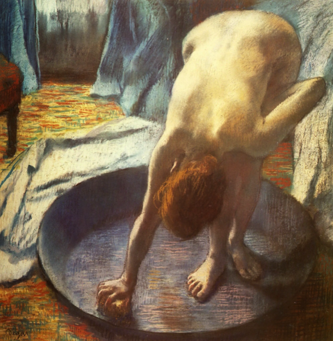 Эдгар Дега "Ванна" 1885