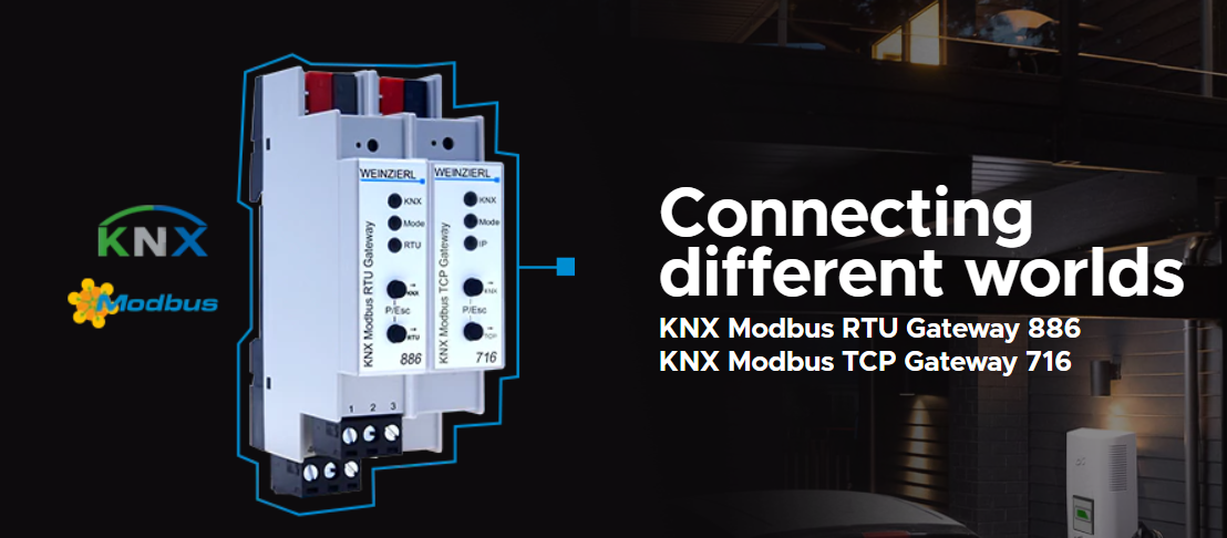 Соединяя миры: Шлюзы KNX - Modbus RTU/TCP