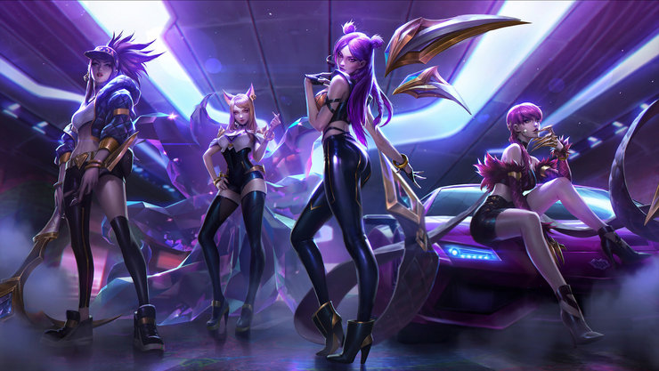 K/DA скины персонажей для песни POP/STARS