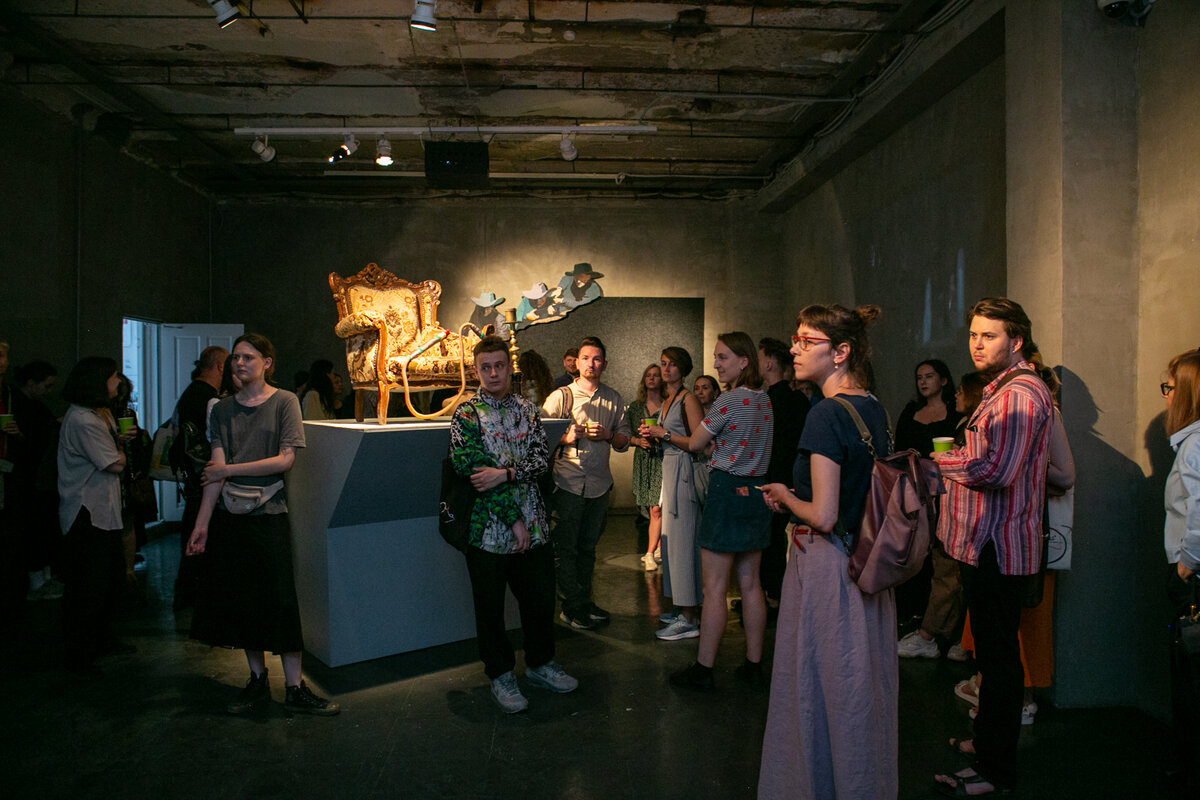 Открытие выставки в ГРАУНДе 