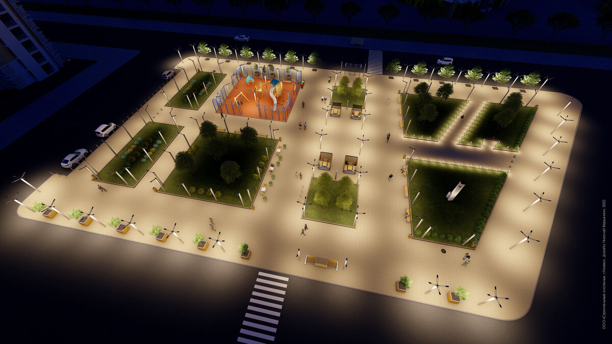 Визуализация: ночное время