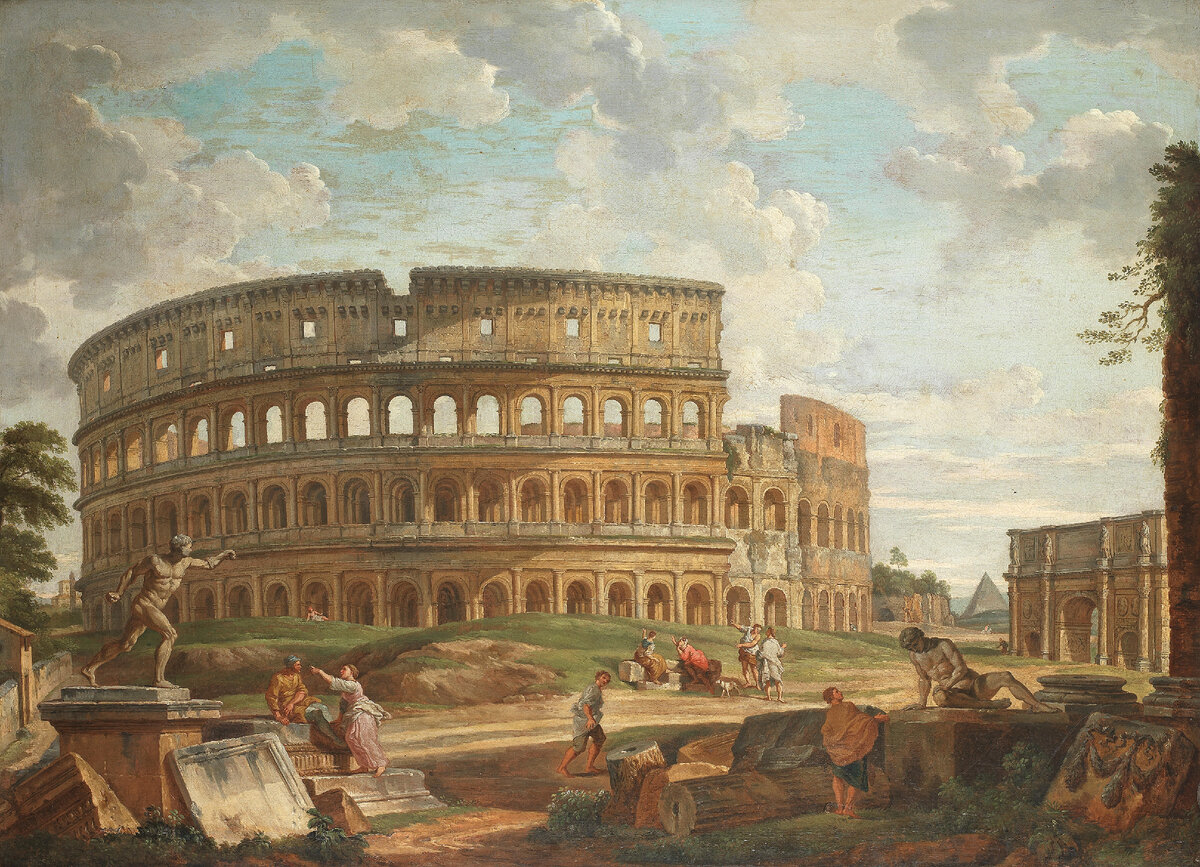 Колизей в древнем Риме картины