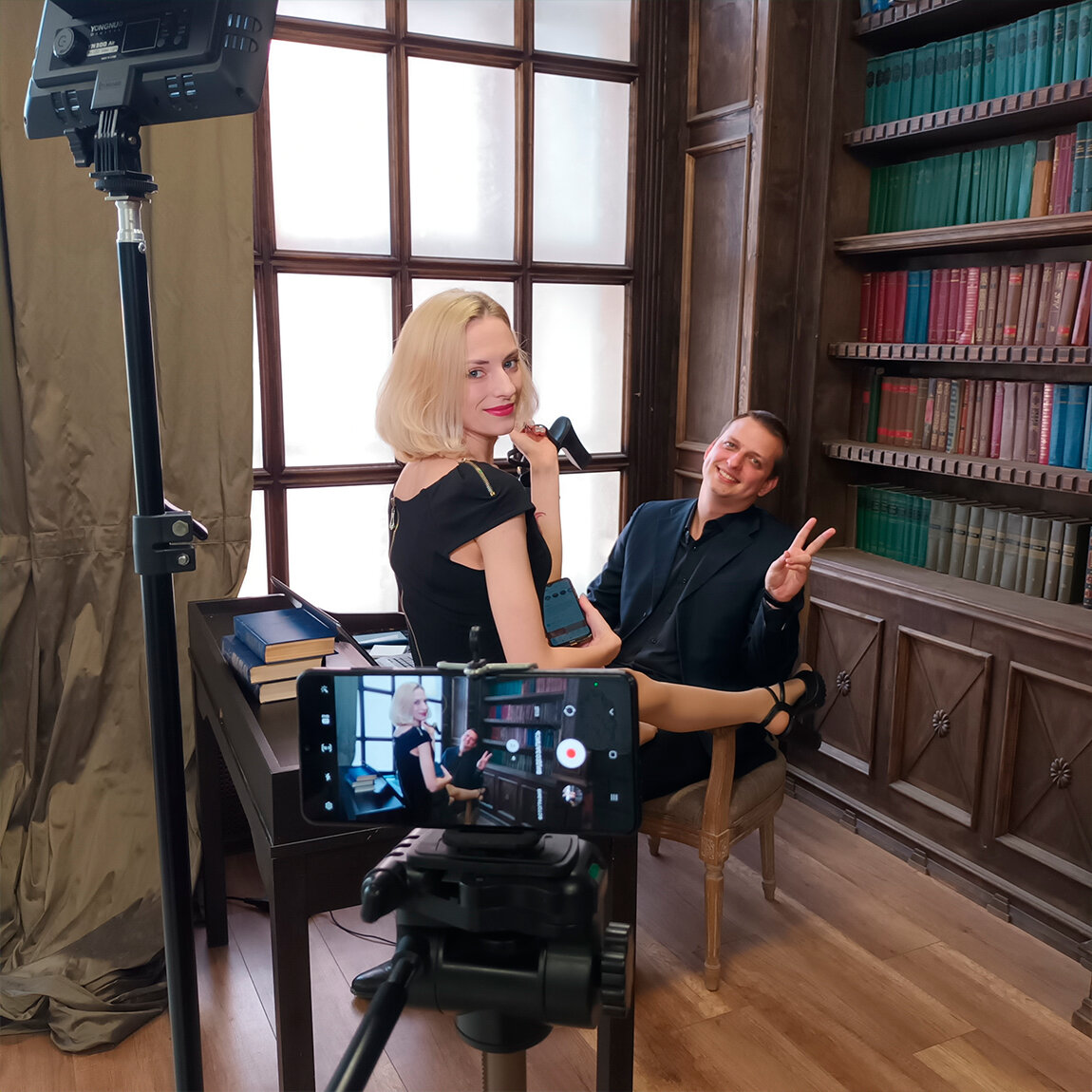 Фото со съёмок, сентябрь 2022 год