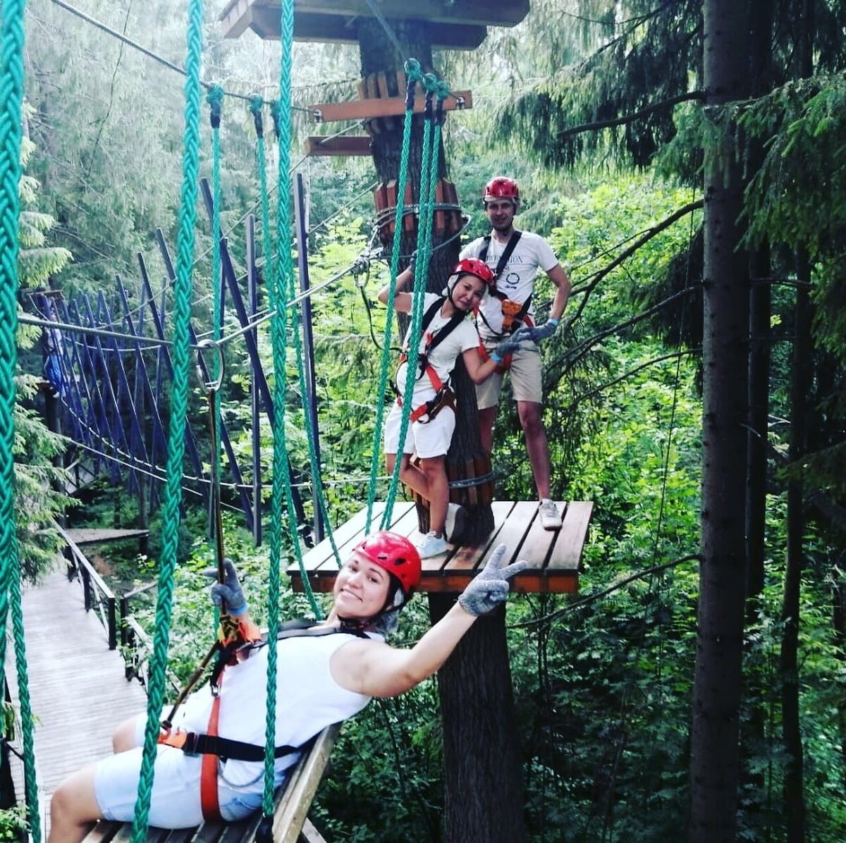 Парк приключений гамак