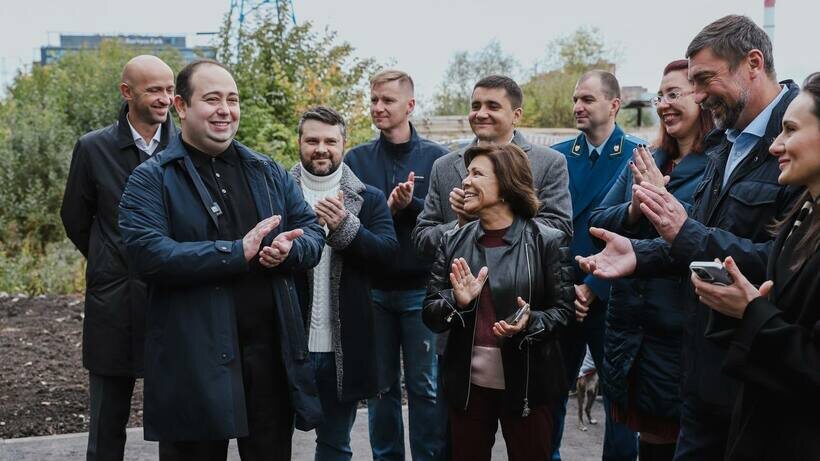   Дмитрий Волошин открыл переход у ЖК «Солнечная система» © Пресс-служба администрации г.о. Химки