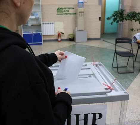    Алтайский край. Голосование на референдумах по вопросу воссоединения России с Донбассом Избирком Алтайского края