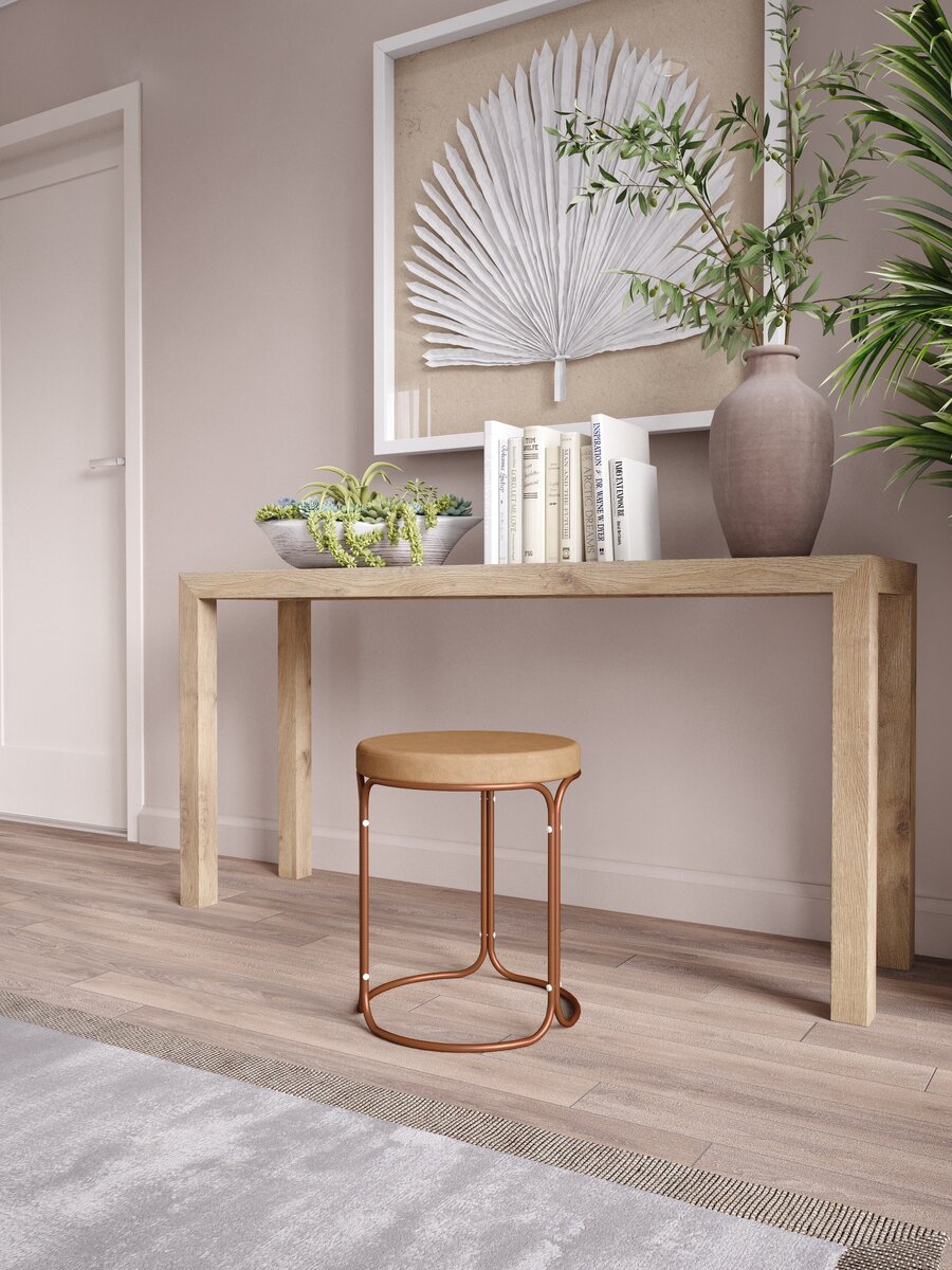 Интерьер прихожей, банкетка Патио, ателье дизайнерских стульев DEBUT