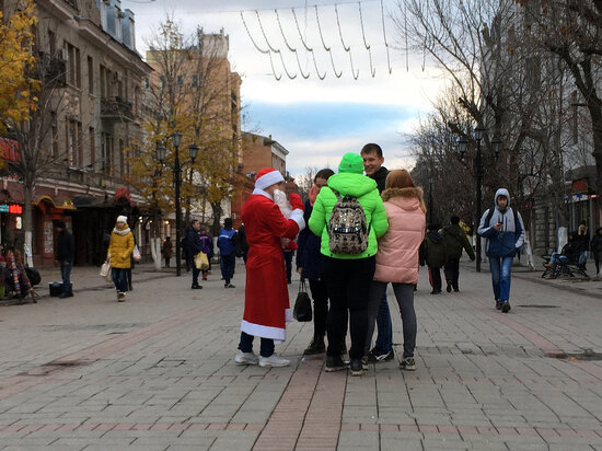     Дед Мороз в Саратове. Фото: Сергей Климушев