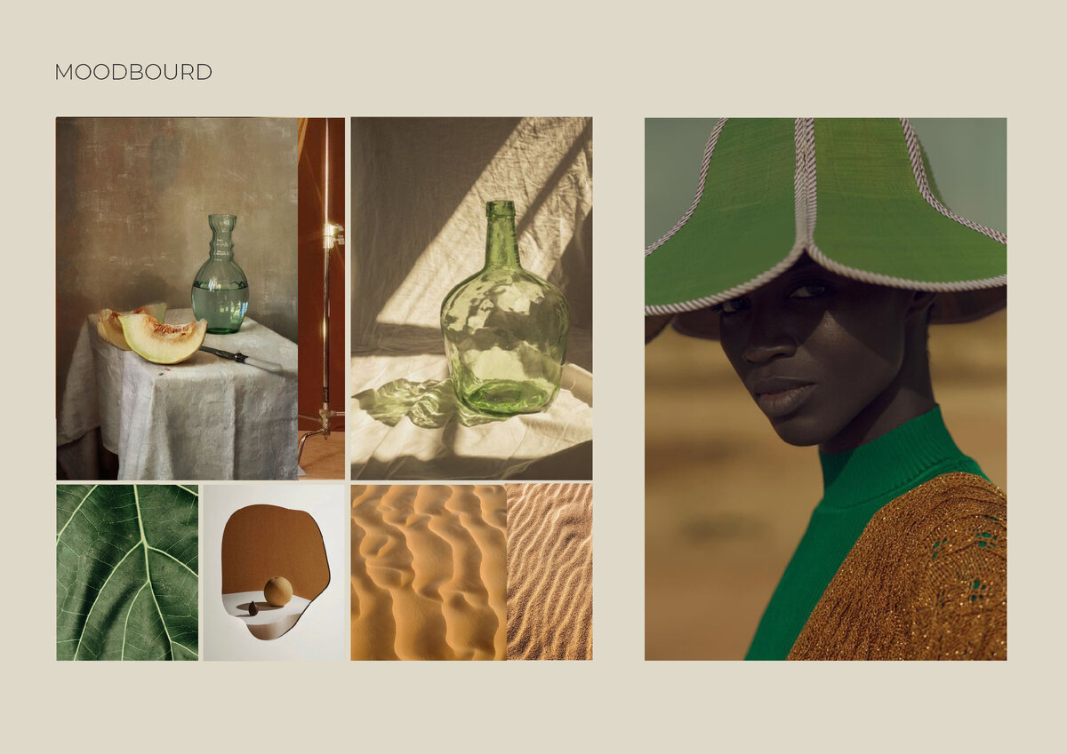 насыщенная гамма, отдающая горячим воздухом пустыни