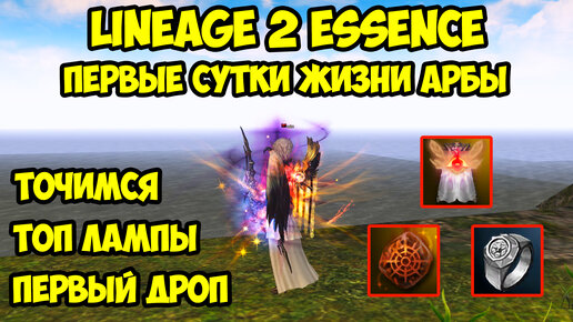 Первые сутки жизни арбы в Lineage 2 Essence.