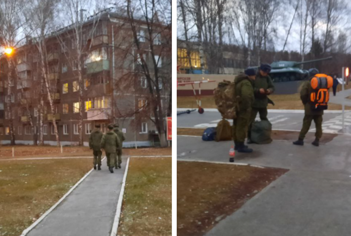    В Новосибирске мобилизованные из НВВКУ рассказали о боевом настрое