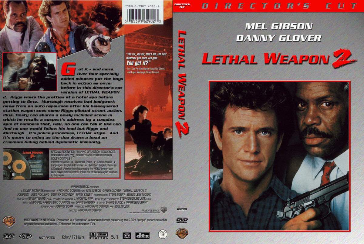 Lethal company русский язык. Lethal Weapon 2. Lethal Weapon DVD Cover. Lethal Weapon 2 1989 Cover BLURAY.