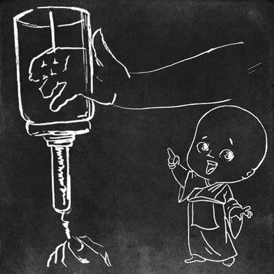 Верхняя колба сифона Кона