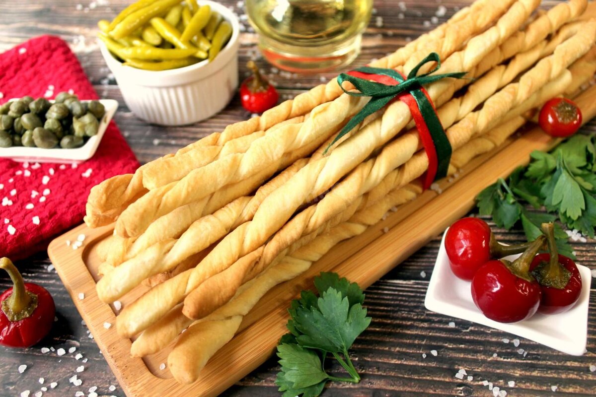 Хлебны палочки Гриссини, очень просто и невероятно вкусно