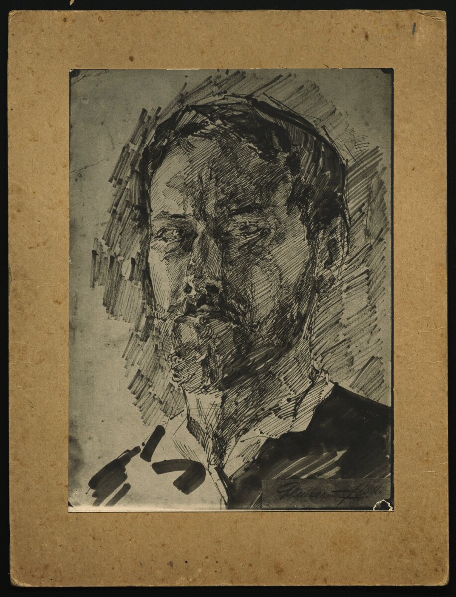 В. Рождественский. Автопортрет. 1911.