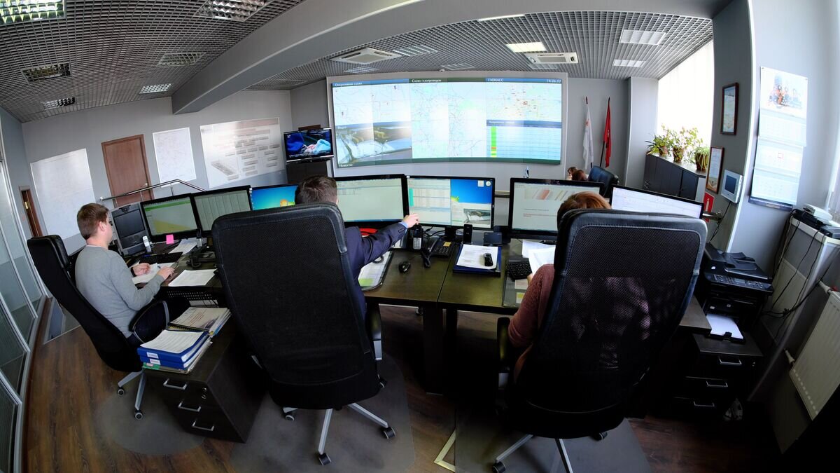    Диспетчерская "Мосгаза"© АО "Мосгаз"