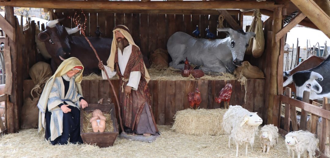 Сцена из монументального вертепа в г. Эль-Эскориал (Испания) Фото с сайта мэрии города