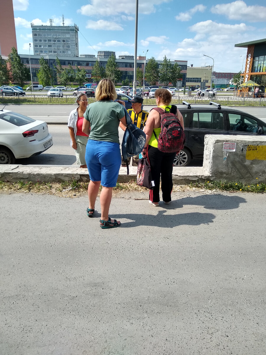 Участники ПВД на точке сбора. Фото автора.