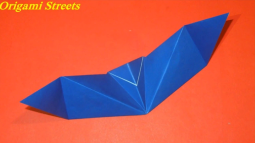 Пошаговая инструкция, или Как сделать летучую мышь из бумаги оригами