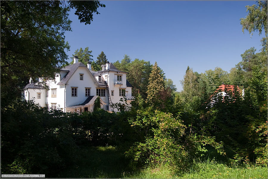 Большой дом, где жил В. Д. Поленов со своей семьёй.