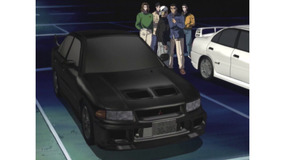Mitsubishi Lancer Evolution III GSR (CE9A) в аниме-адаптации 