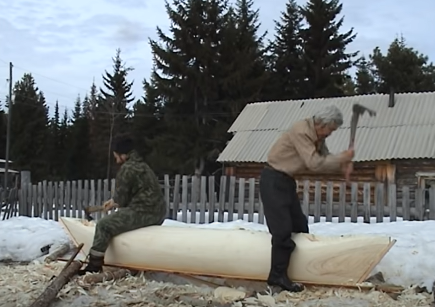 Кадр из к/ф "Счастливые люди"