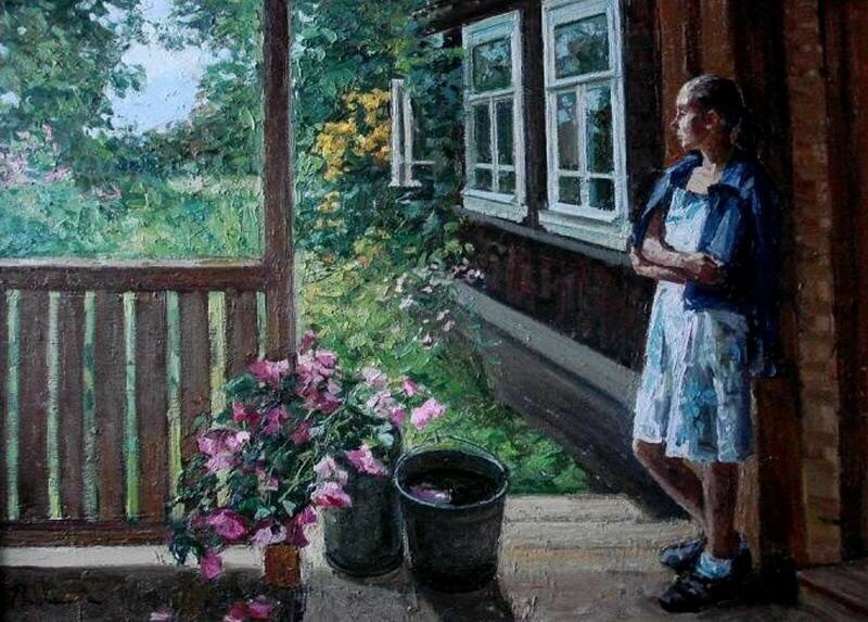 С мамой в деревне рассказ