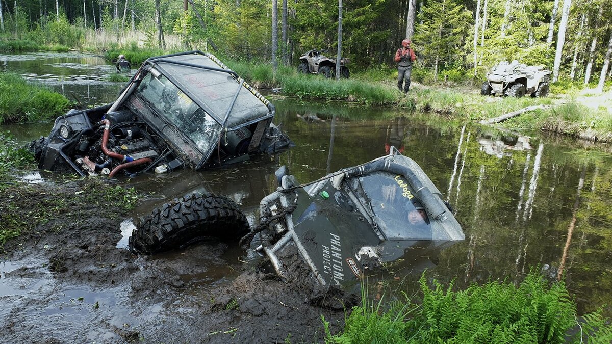 ЛАДОГА-трофи 2021. В лесу сухо, речки обмелели, но утопить машину можно. |  MOTORSvideo. | Дзен