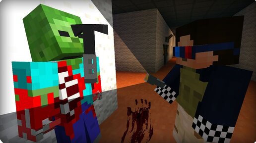 Побег из больницы [часть 2] Зомби апокалипсис в майнкрафт! - (Minecraft - Сериал)