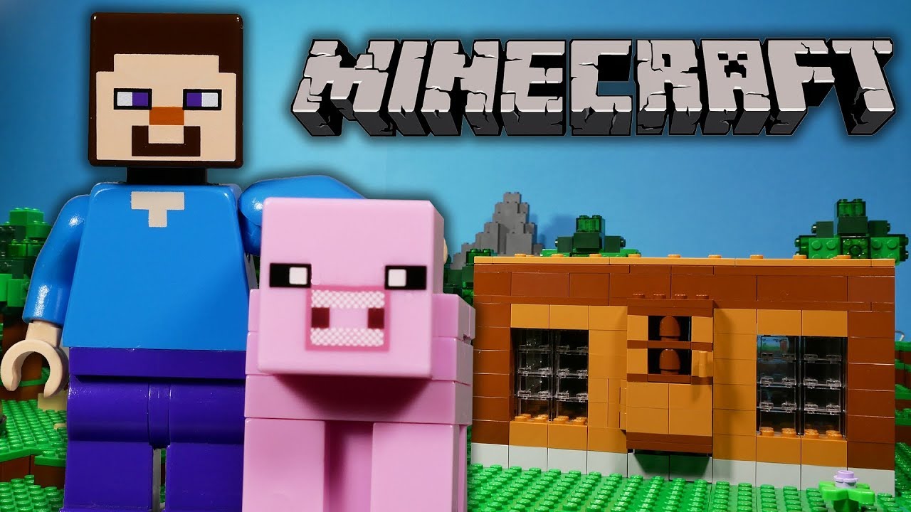 Lego Мультфильм Minecraft - Первая Ночь / 1 Серия [4к]