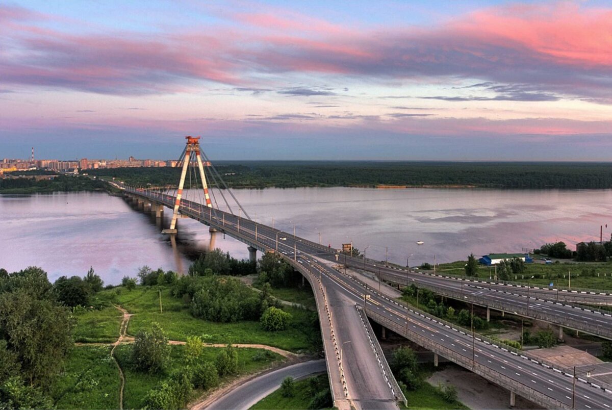 мост в городе череповец