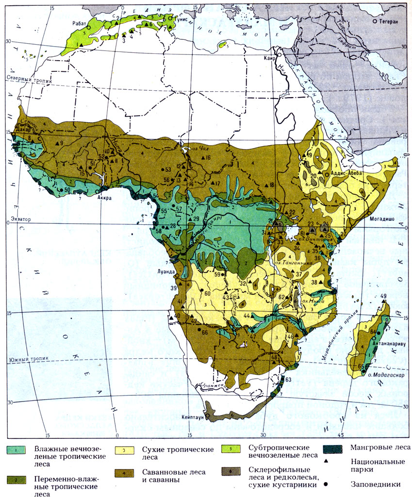 Страны Африки богатые и бедные ресурсами минерального сырья