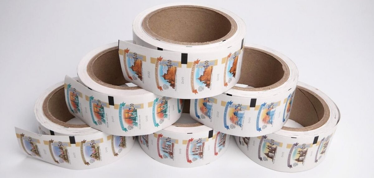 Кремли, Стандартные почтовые марки, Рулонный выпуск Шестого стандарта России