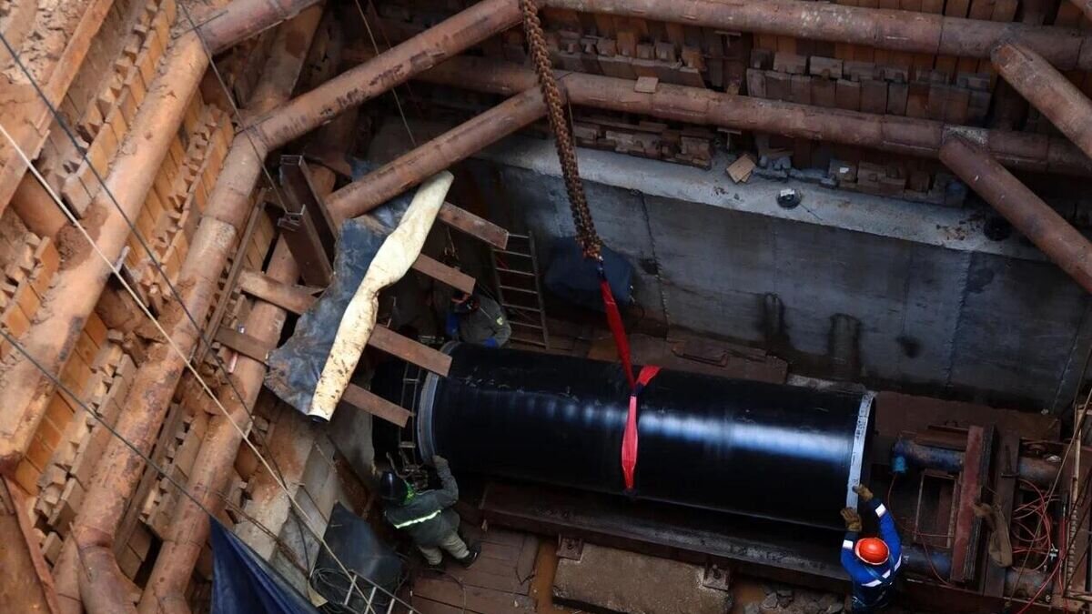    Строительство газопровода среднего давления© "Мосгаз"