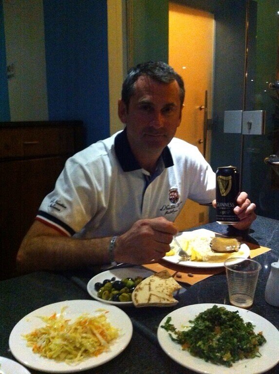 Иордания. Акаба. Ужин в отеле (фото автора).