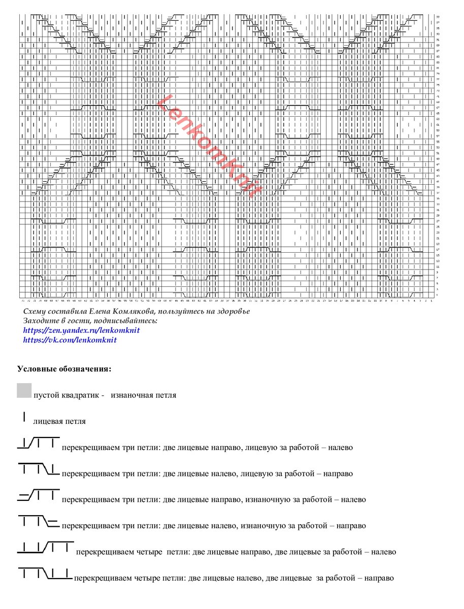 Lenkomknit вязание спицами для женщин с описанием и схемами