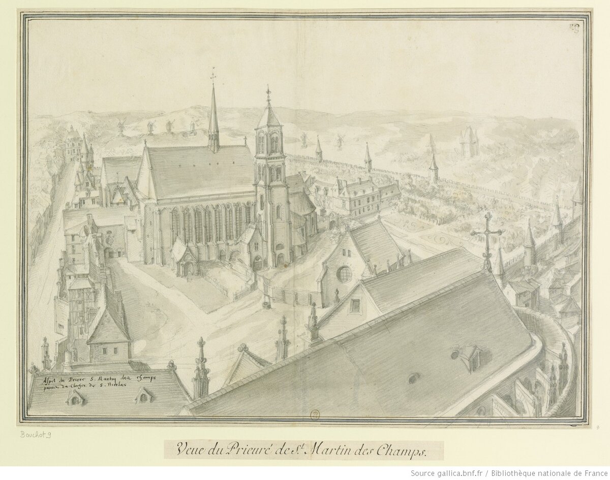 Martellange, Étienne. Вид Сен-Мартен де Шам. 1630 © Bibliothèque nationale de France