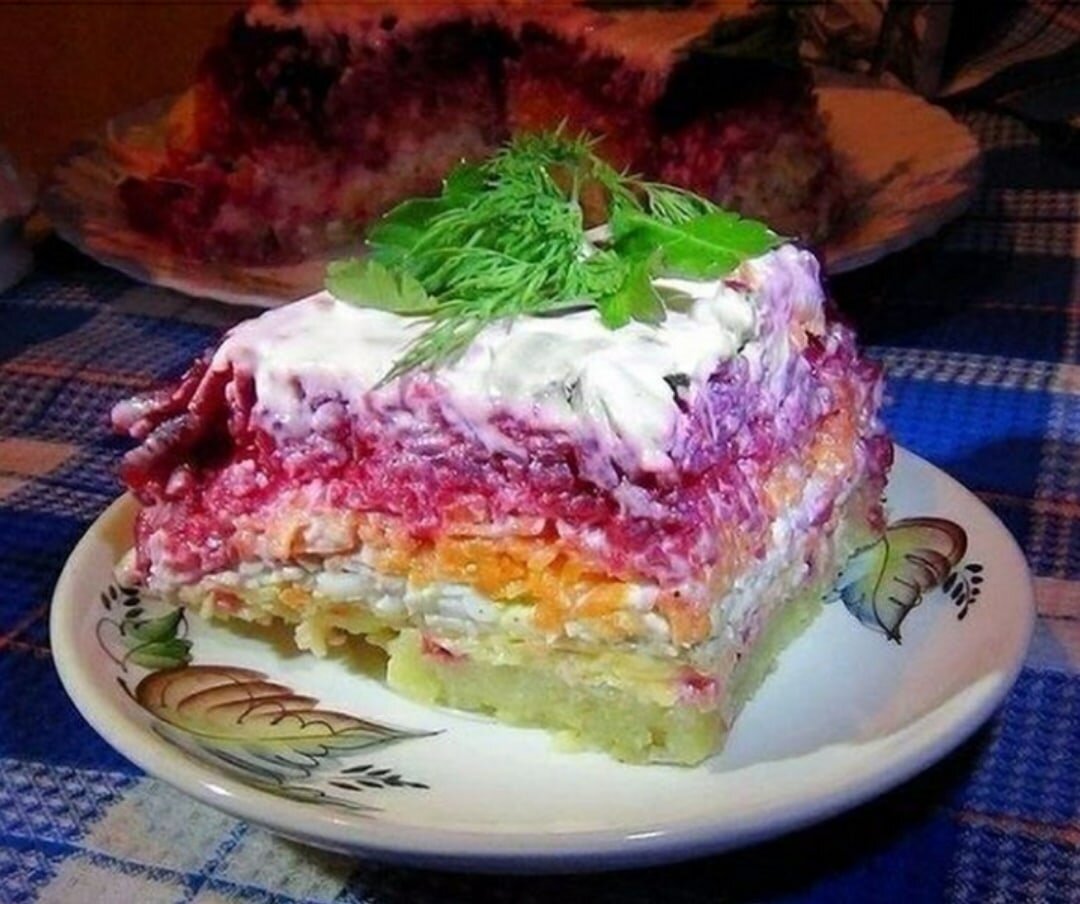 Овощной торт
