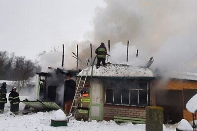    Пожар в частном доме в городском округе Шатура © Сайт Главного управления МЧС России по Московской области