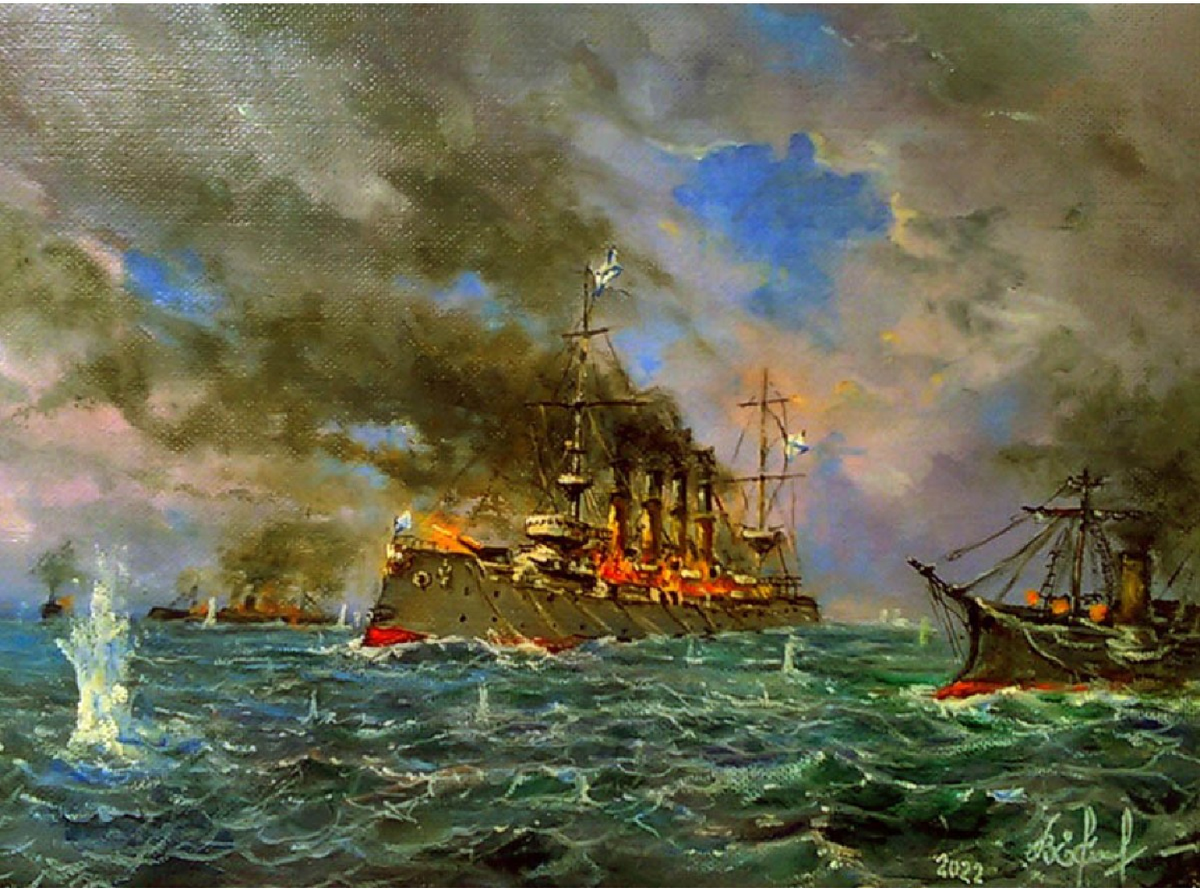 бой крейсера варяг и канонерки кореец. сражение крейсера варяг. бой в чемульпо крейсера варяг и канонерской лодки кореец.