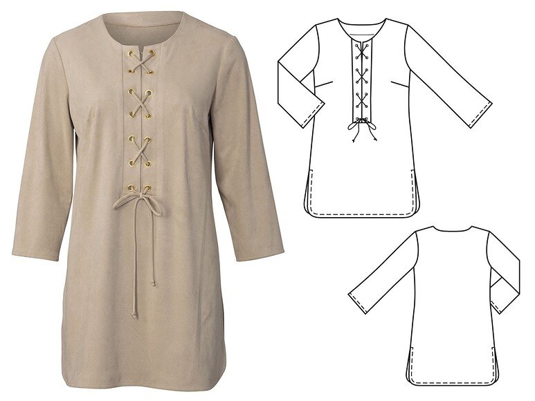     Технические рисунки Burda Style 4/2023